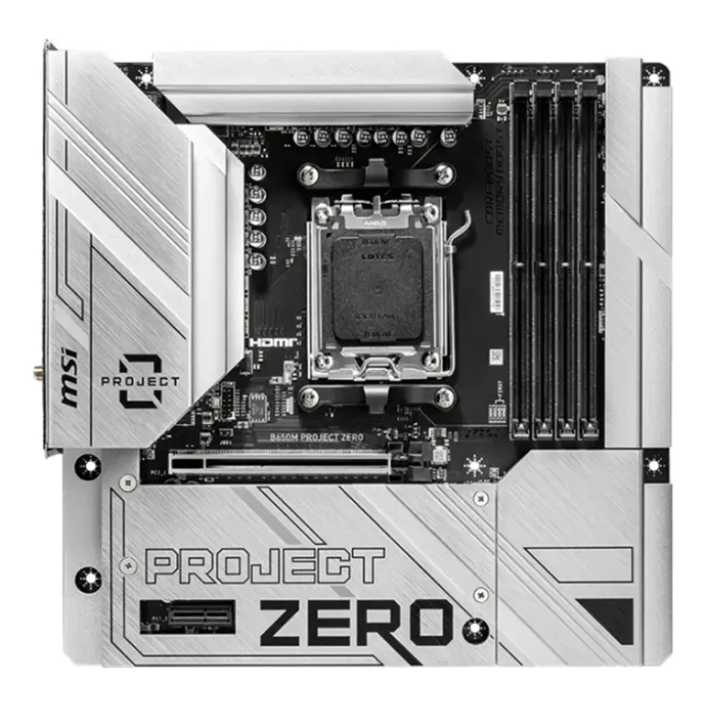 Материнська плата MSI B650M PROJECT ZERO (sAM5, AMD B650) (911-7E09-003) UA