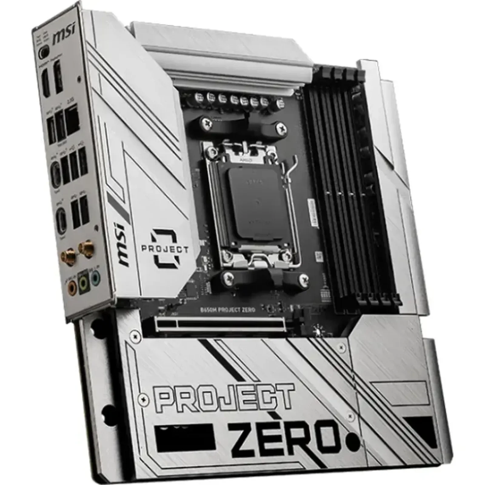Материнська плата MSI B650M PROJECT ZERO (sAM5, AMD B650) (911-7E09-003) UA
