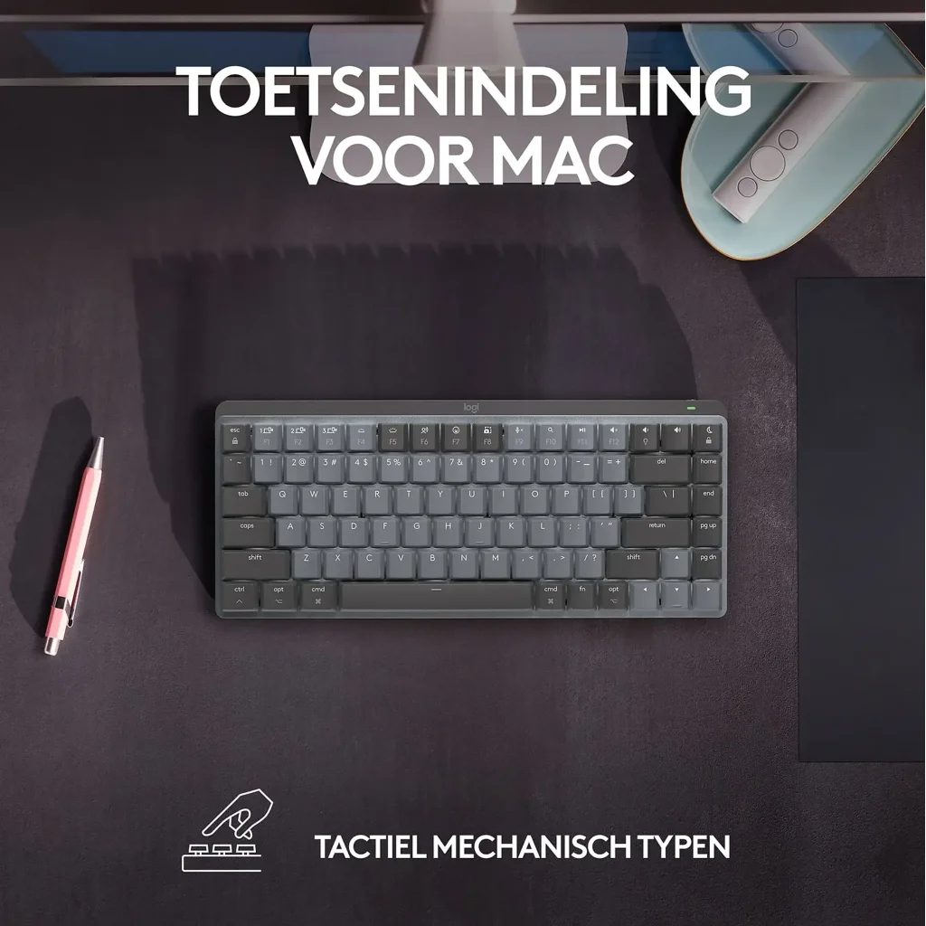 Клавіатура Logitech MX Mechanical Mini Wireless Keyboard (For Mac) Space Grey (920-101838, 920-010838)