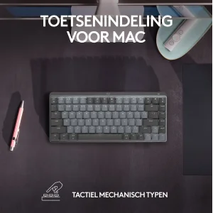 Клавіатура Logitech MX Mechanical Mini Wireless Keyboard (For Mac) Space Grey (920-101838, 920-010838)