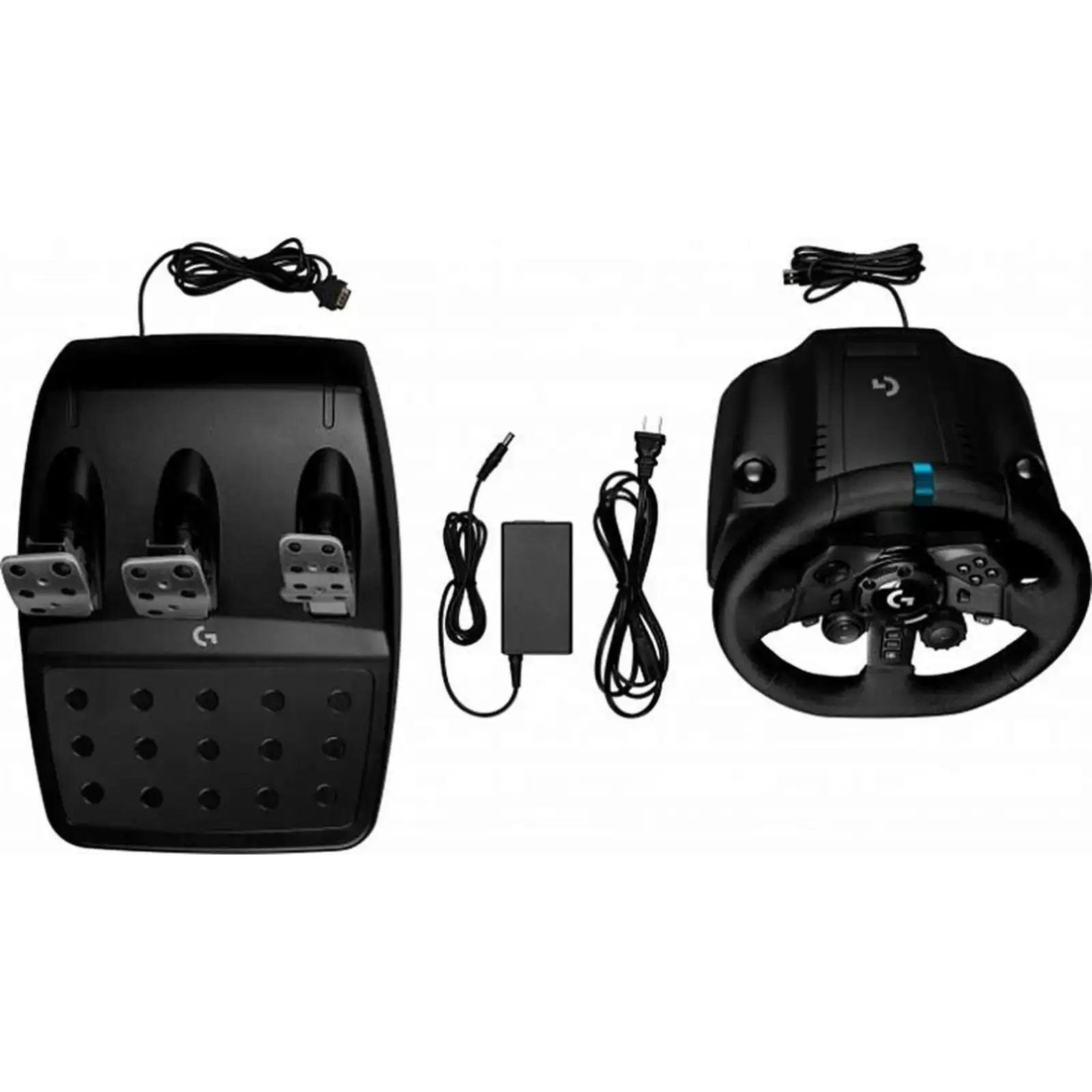 Комплект (кермо, педалі, важіль) Logitech G923 PS4/PC (941-000149) + Logitech G Driving Force Shifter (941-000119, 941-000130)