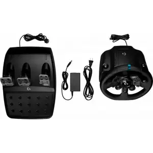Комплект (кермо, педалі, важіль) Logitech G923 PS4/PC (941-000149) + Logitech G Driving Force Shifter (941-000119, 941-000130)