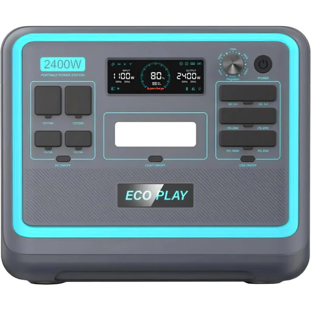 Зарядна станція EcoPlay P2400 SYD-N052 (2400 Вт, 2048 Вт/ч)