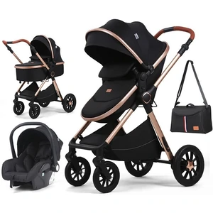 Коляска 3в1 Kidilo H2D Black