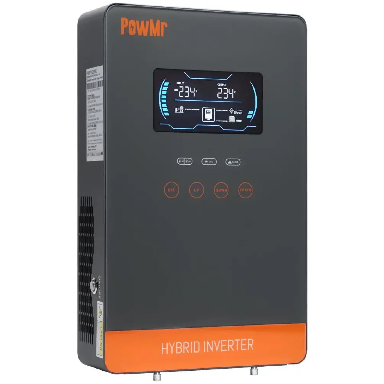 Гибридный инвертор PowMr 4500W 24V POW-HVM4.5K-24V