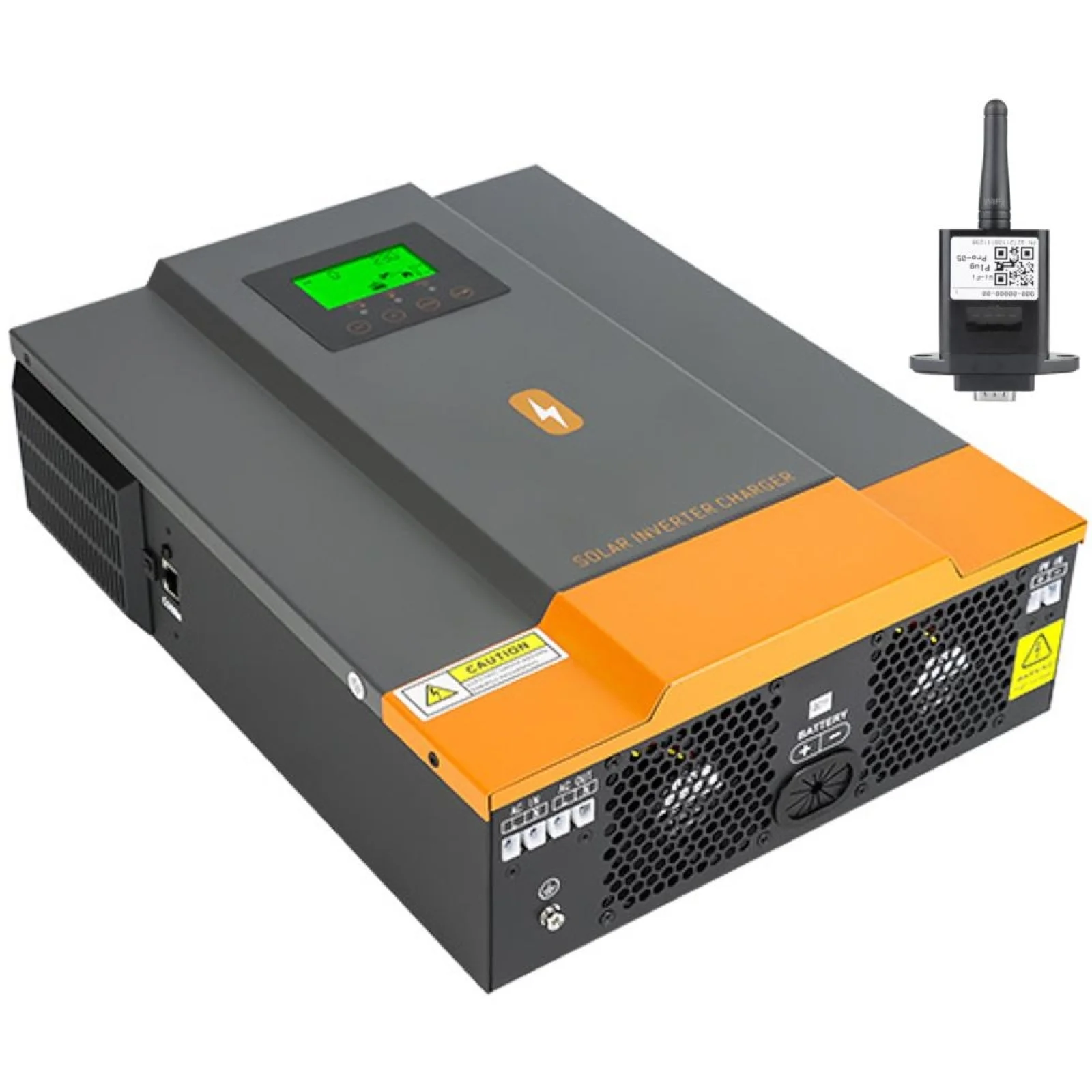 Гибридный инвертор PowMr 3000W 24V POW-HVM3.2H-24V-N + WiFi