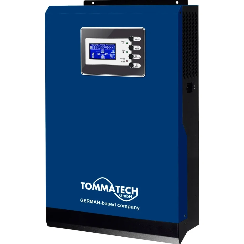 Гібридний сонячний інвертор (hybrid) Tommatech NEW 5K 48V 5000W 60А MPPT (TT-NEW5K/MPPT)