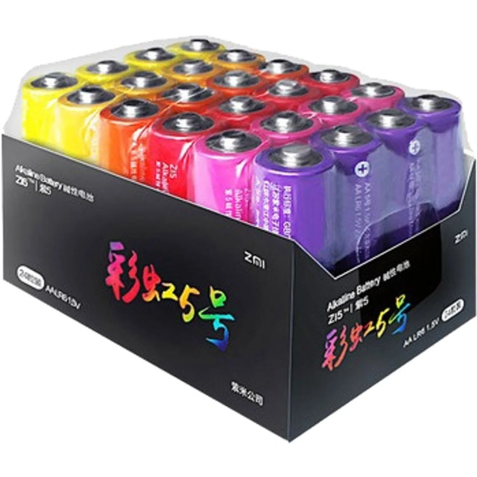 Батарейка Xiaomi ZMI Rainbow AA Alkaline (AA524) 24шт/бл