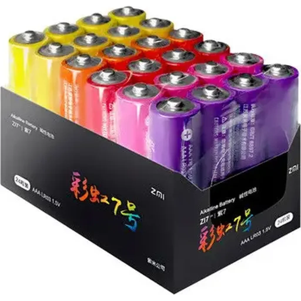 Батарейка Xiaomi ZMI Rainbow AAA Alkaline (AA724) 24шт/бл