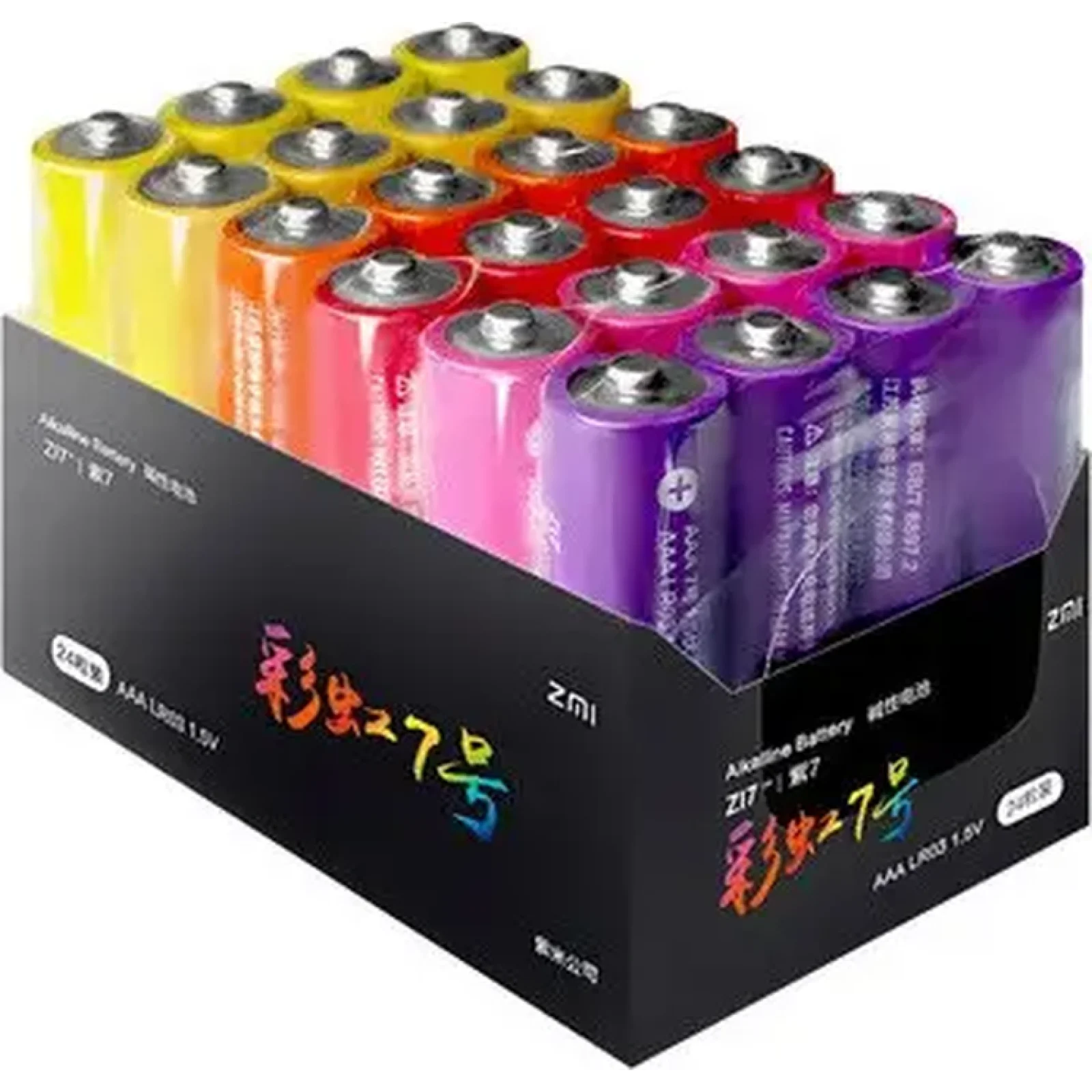 Батарейка Xiaomi ZMI Rainbow AAA Alkaline (AA724) 24шт/бл