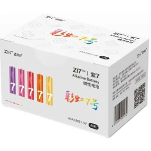 Батарейка Xiaomi ZMI Rainbow AAA Alkaline (AA740) 40шт/бл