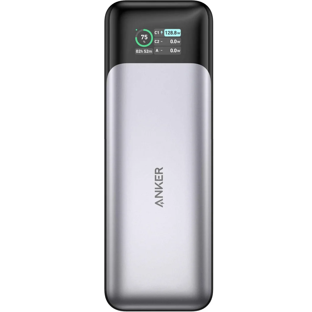 Зовнішній акумулятор Anker 737 Powercore 24K 140W Black (A1289011)