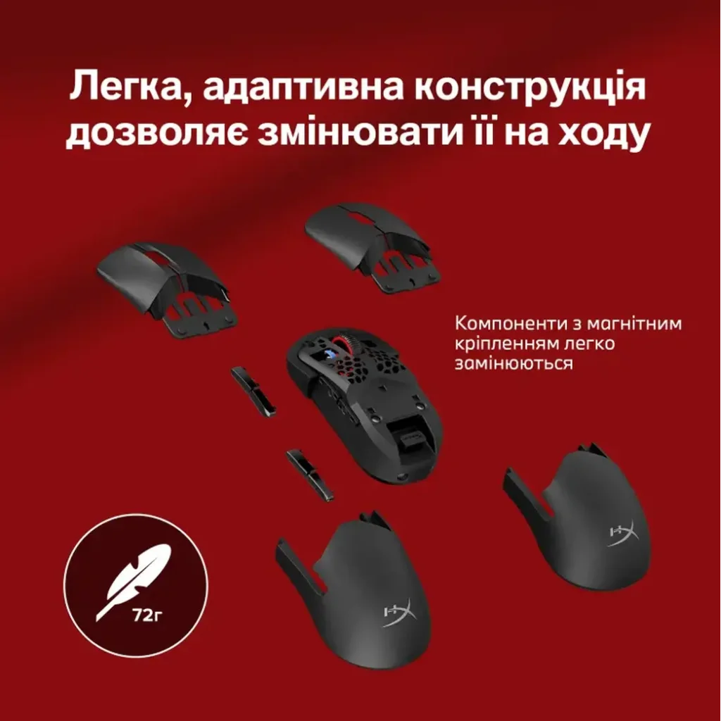 Миша HyperX Pulsefire Saga Pro Black (A2PB2AA)