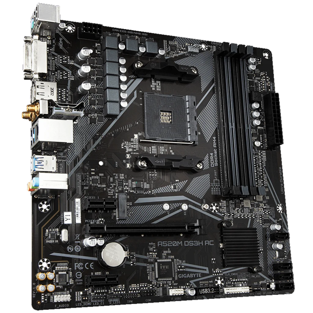 Материнская плата GIGABYTE A520M DS3H AC UA