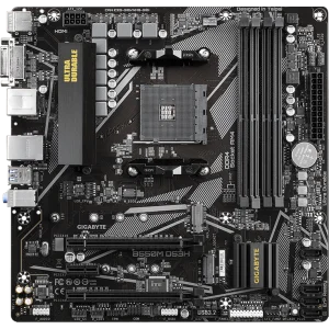 Материнская плата GIGABYTE B550M DS3H AC (AM4 B550/rev.1.5) Micro ATX