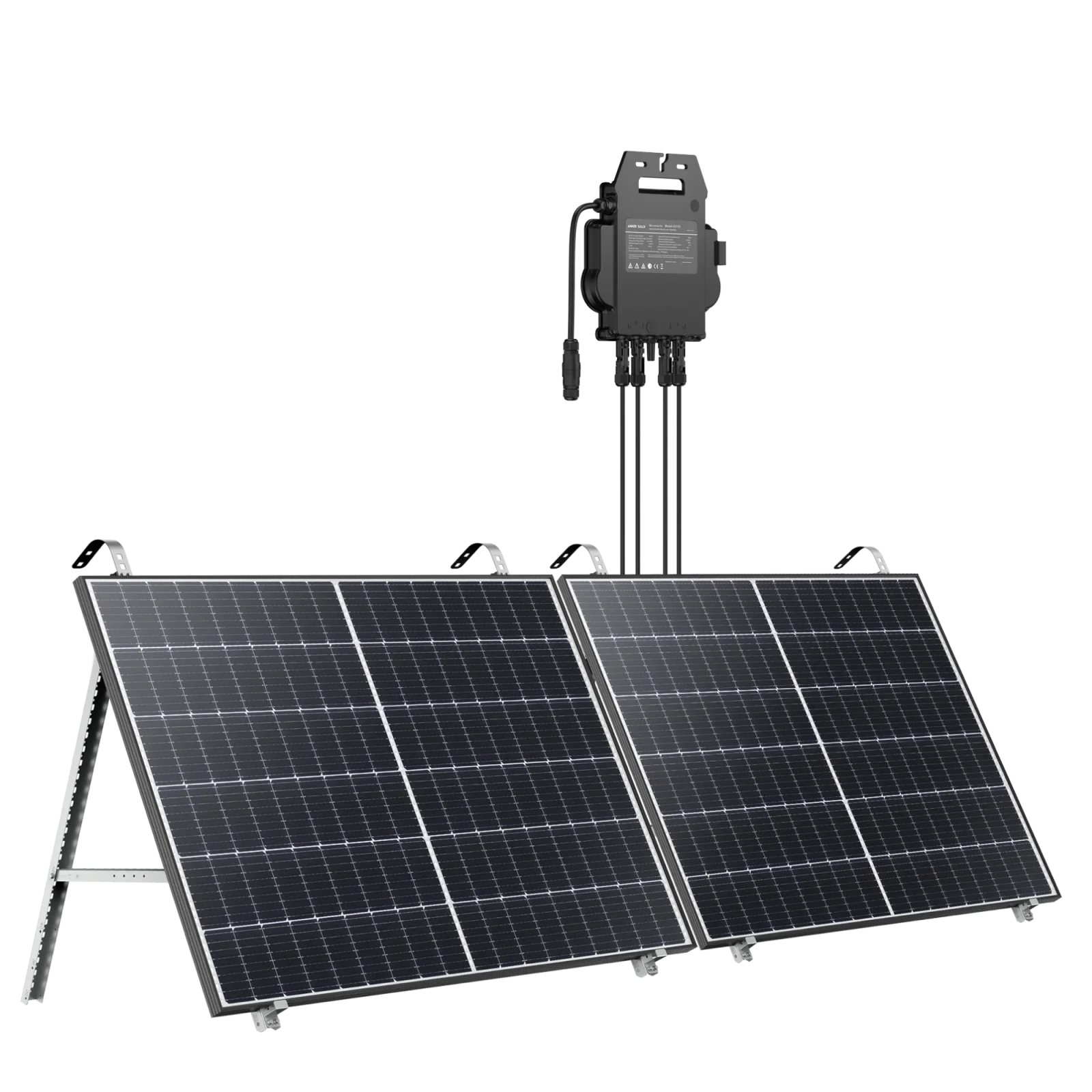 Сонячна панель Anker SOLIX RS40 Rigid Solar Panel (415W) + MI80 (BLE) Micro Inverter 600W/800W