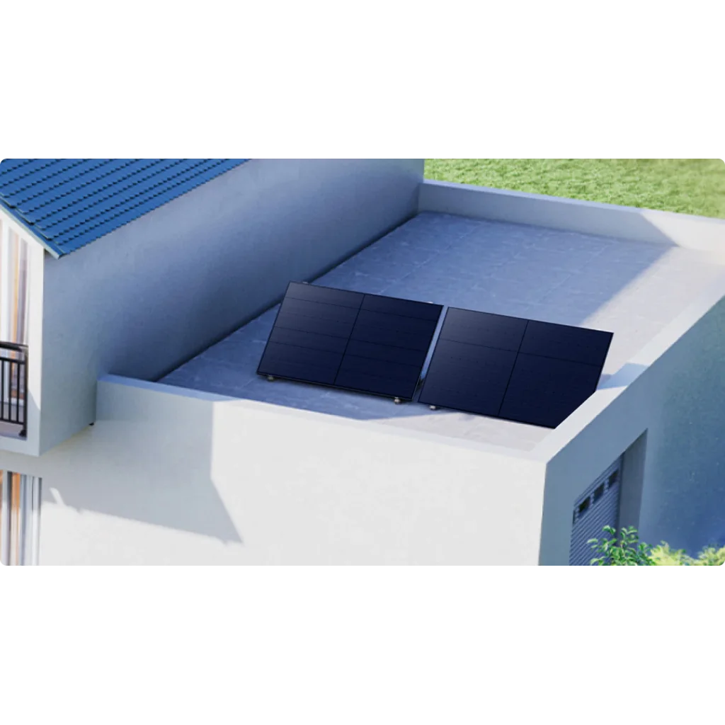 Сонячна панель Anker SOLIX RS40 Rigid Solar Panel (415W) + MI80 (BLE) Micro Inverter 600W/800W