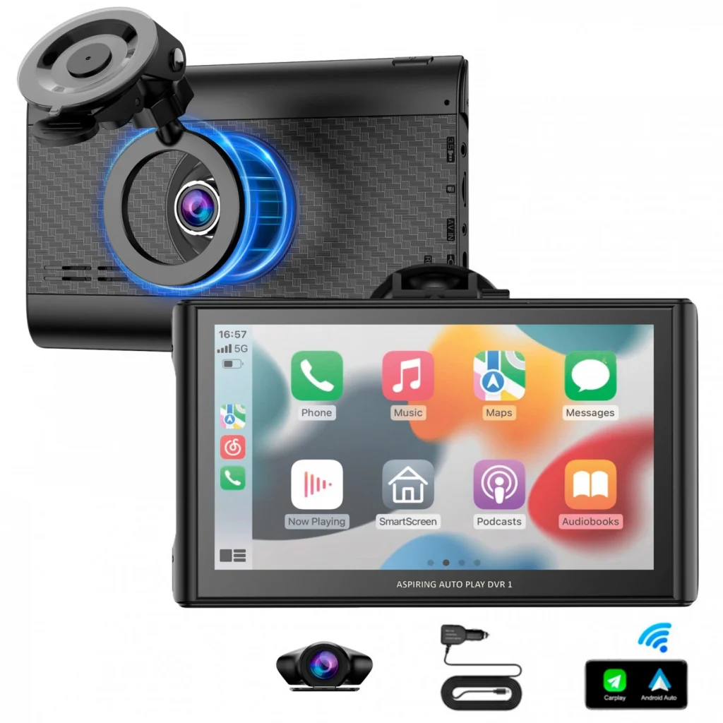 Автомобільний монітор Aspiring Auto Play DVR 1, Magnet, CarPlay, Android Auto UA