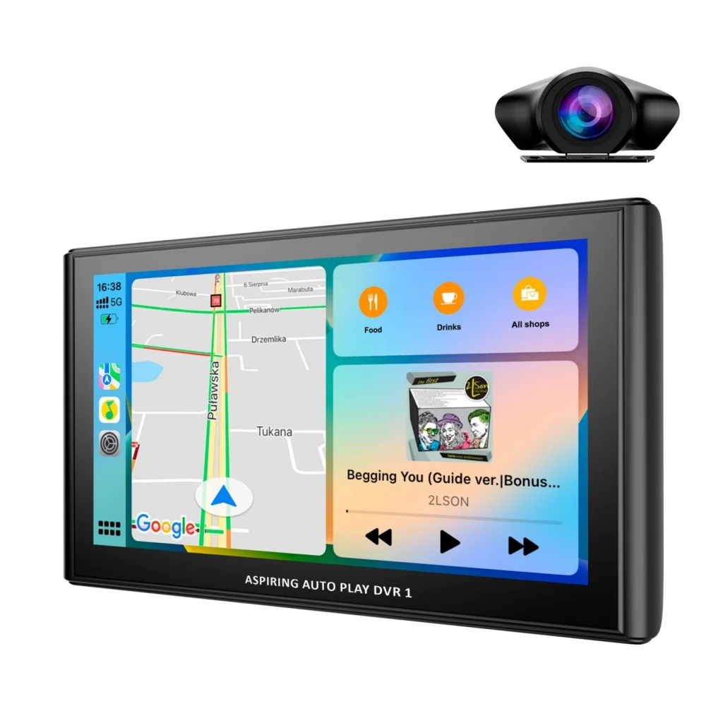 Автомобільний монітор Aspiring Auto Play DVR 1, Magnet, CarPlay, Android Auto UA
