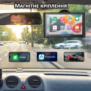 Автомобільний монітор Aspiring Auto Play DVR 1, Magnet, CarPlay, Android Auto UA