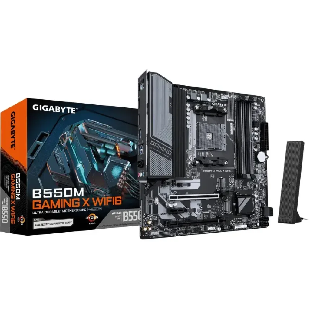 Материнская плата GIGABYTE B550M GAMING X WIFI6 UA
