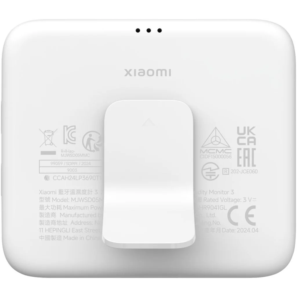 Датчик температуры и влажности Xiaomi Mi Temperature and Humidity Monitor 3 (BHR9041GL) EU