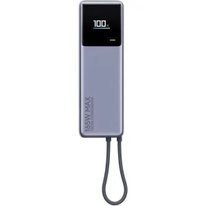 Внешний аккумулятор Xiaomi 10000mAh 165W Integrated Cable Gray (BHR9361GL) EU