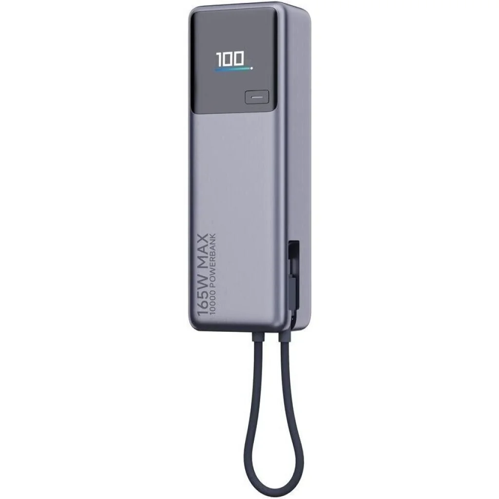 Зовнішній акумулятор Xiaomi 10000mAh 165W Integrated Cable Gray (BHR9361GL) EU