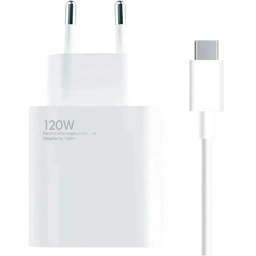 СЗУ Xiaomi 120W HyperCharge Combo (Type-A) White (BHR9462EU) EU