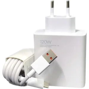 СЗУ Xiaomi 120W HyperCharge Combo (Type-A) White (BHR9462EU) EU