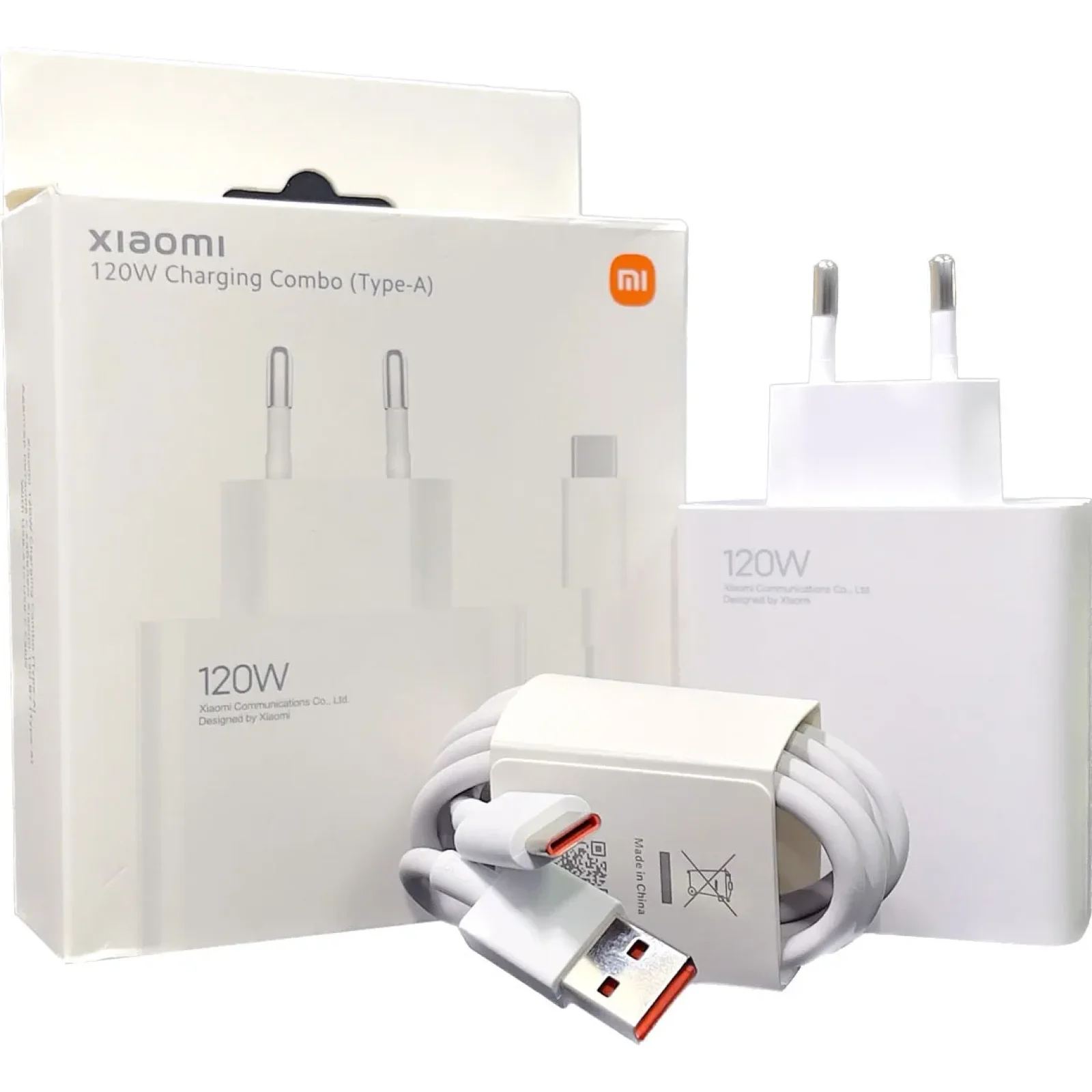 СЗУ Xiaomi 120W HyperCharge Combo (Type-A) White (BHR9462EU)