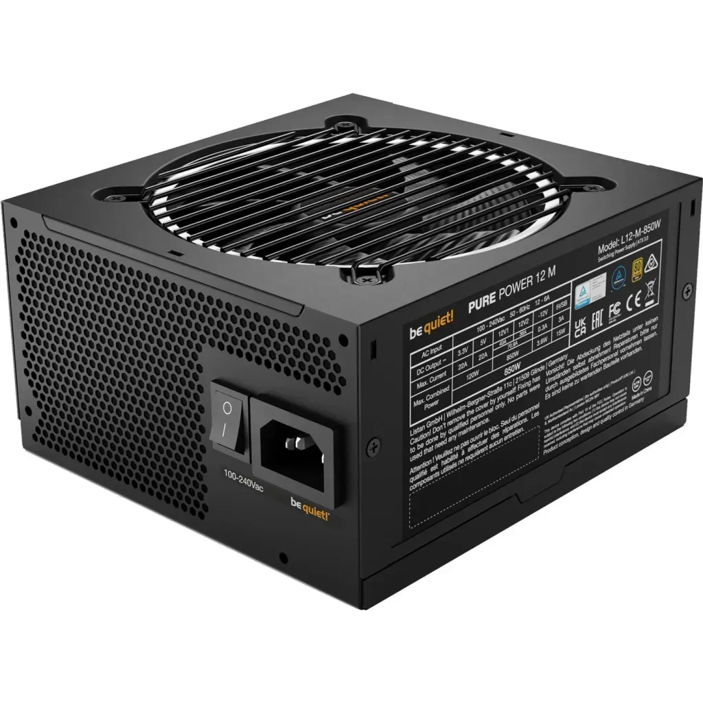 Блок живлення be quiet! Pure Power 12 M 850W (BN344)