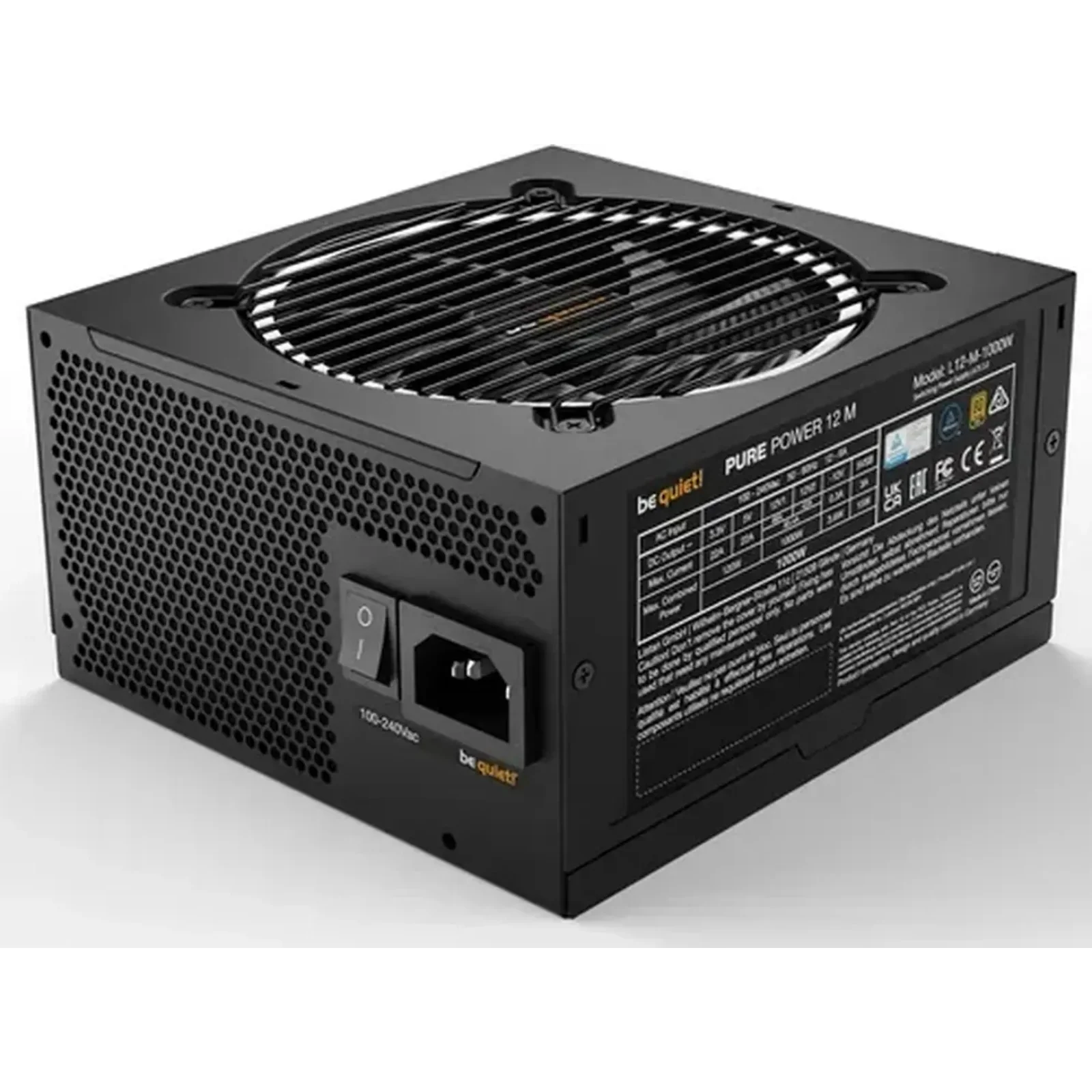 Блок живлення be quiet! Pure Power 12 M 1000W (BN345)