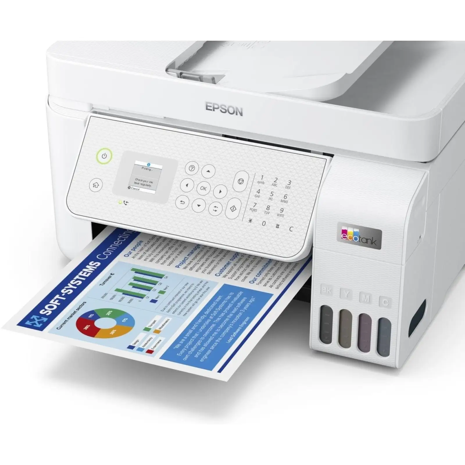 МФУ Epson EcoTank L5316 WiFi White (C11CJ65413)