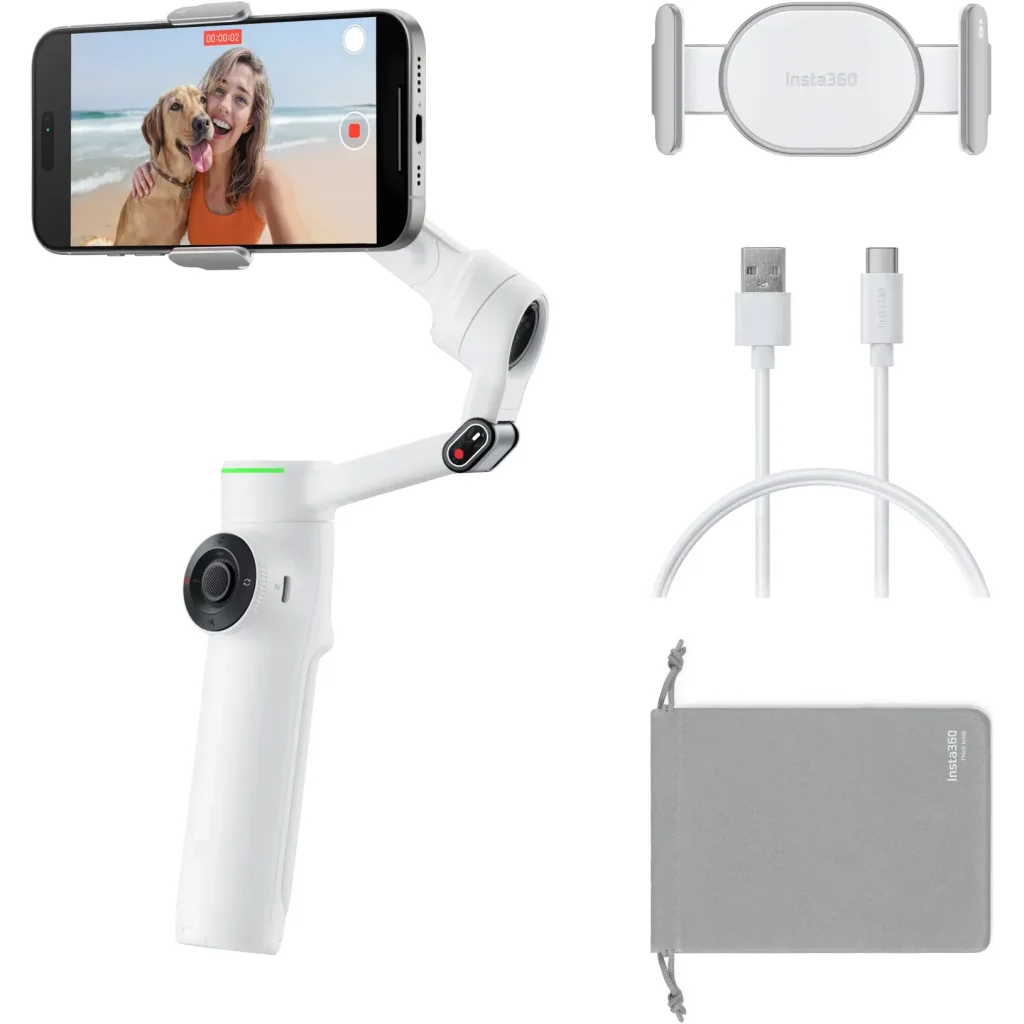 Монопод-стабілізатор Insta360 Flow 2 Pro White (CINSABQB-W)