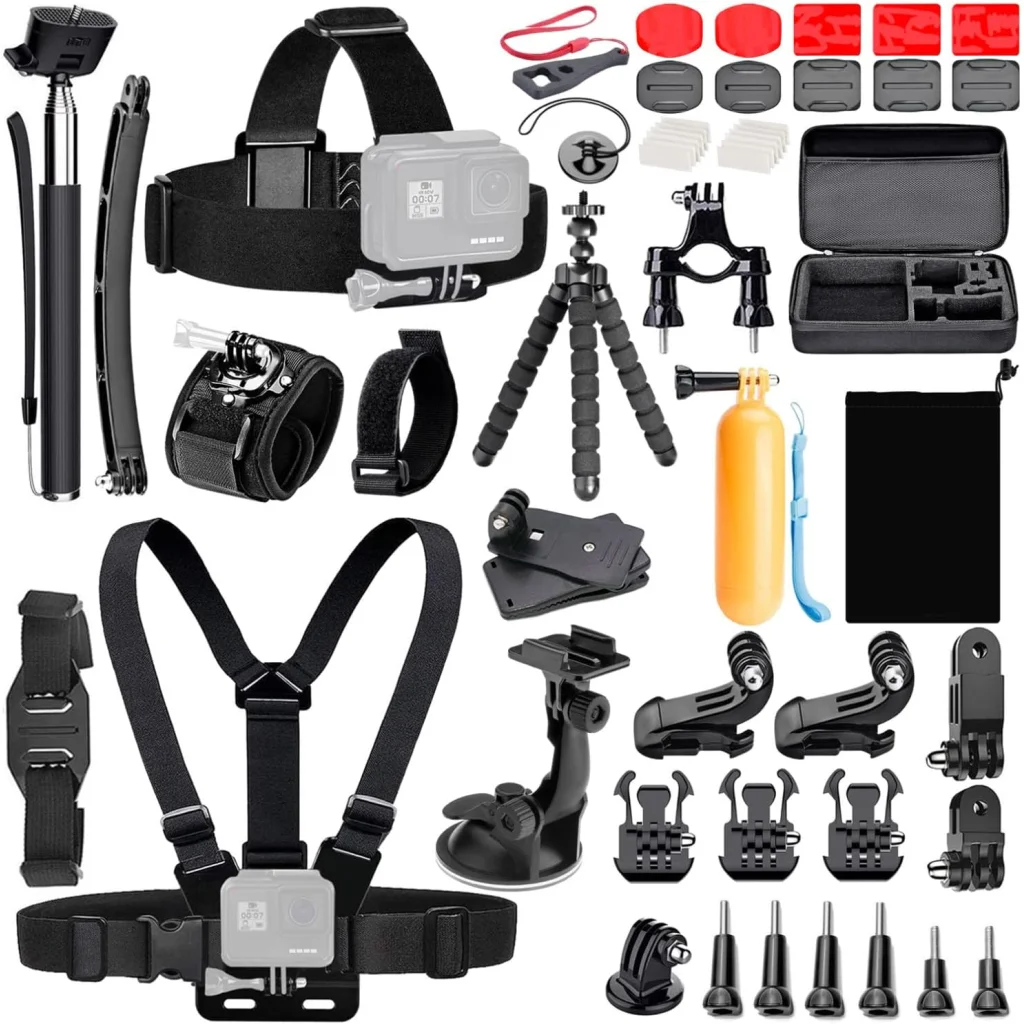 Набір аксесуарів Koah 50-In-1 Action Camera Accessory Kit (Compatible with GoPro)