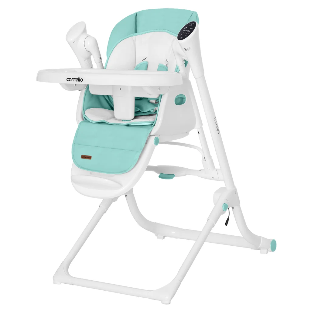 Стілець-гойдалка CARRELLO Triumph CRL-10302 Mint Green сенсорна панель