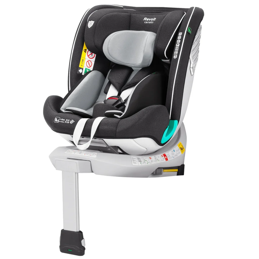 Автокрісло CARRELLO Revolt CRL-15805/1 Harbor Grey i-Size 40-150см ISOFIX, поворот, опор.стійка