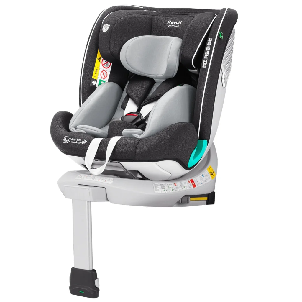 Автокрісло CARRELLO Revolt CRL-15805/1 Sky Grey i-Size 40-150см ISOFIX, поворот, опор.стійка
