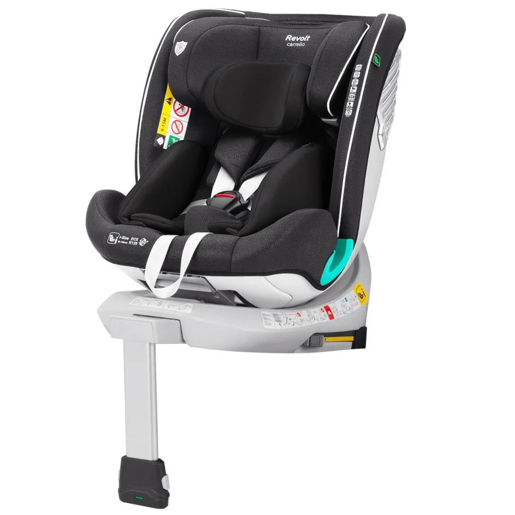 Автокрісло CARRELLO Revolt CRL-15805/1 Space Black i-Size 40-150см ISOFIX, поворот, опор.стійка