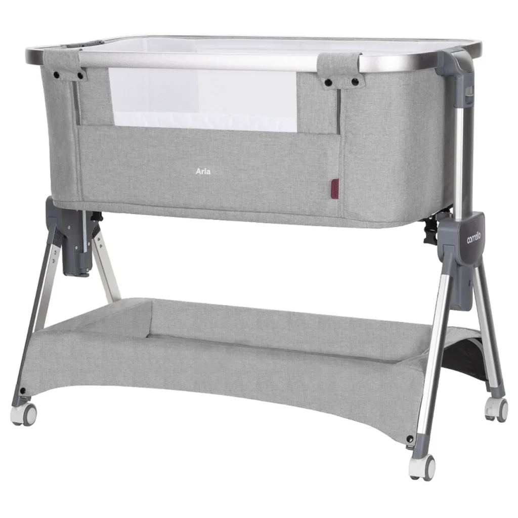 Дитяче ліжечко-манеж CARRELLO Aria CRL-16402 Silver Grey