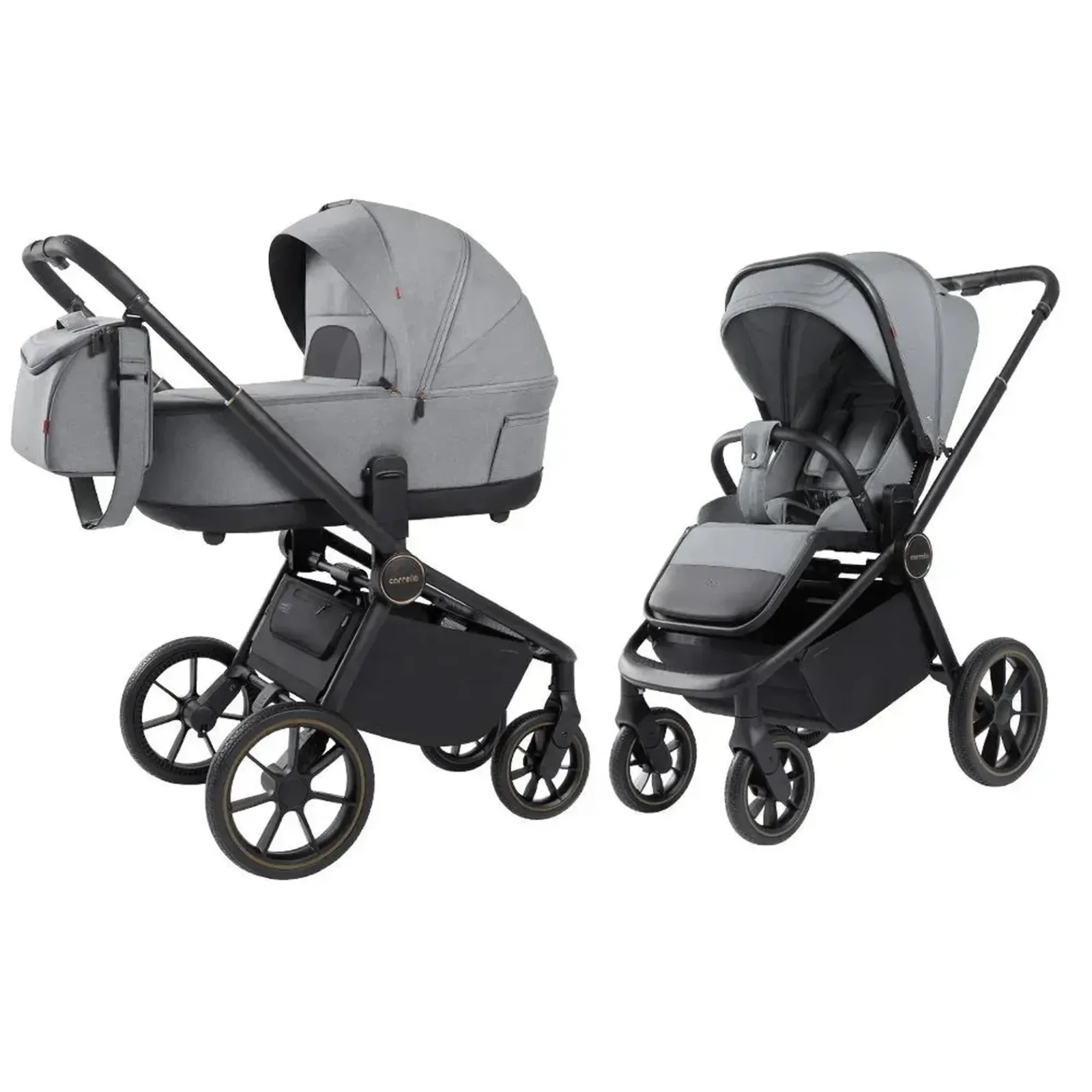Коляска універсальна CARRELLO Epica CRL-8510 (2in1) Silver Grey