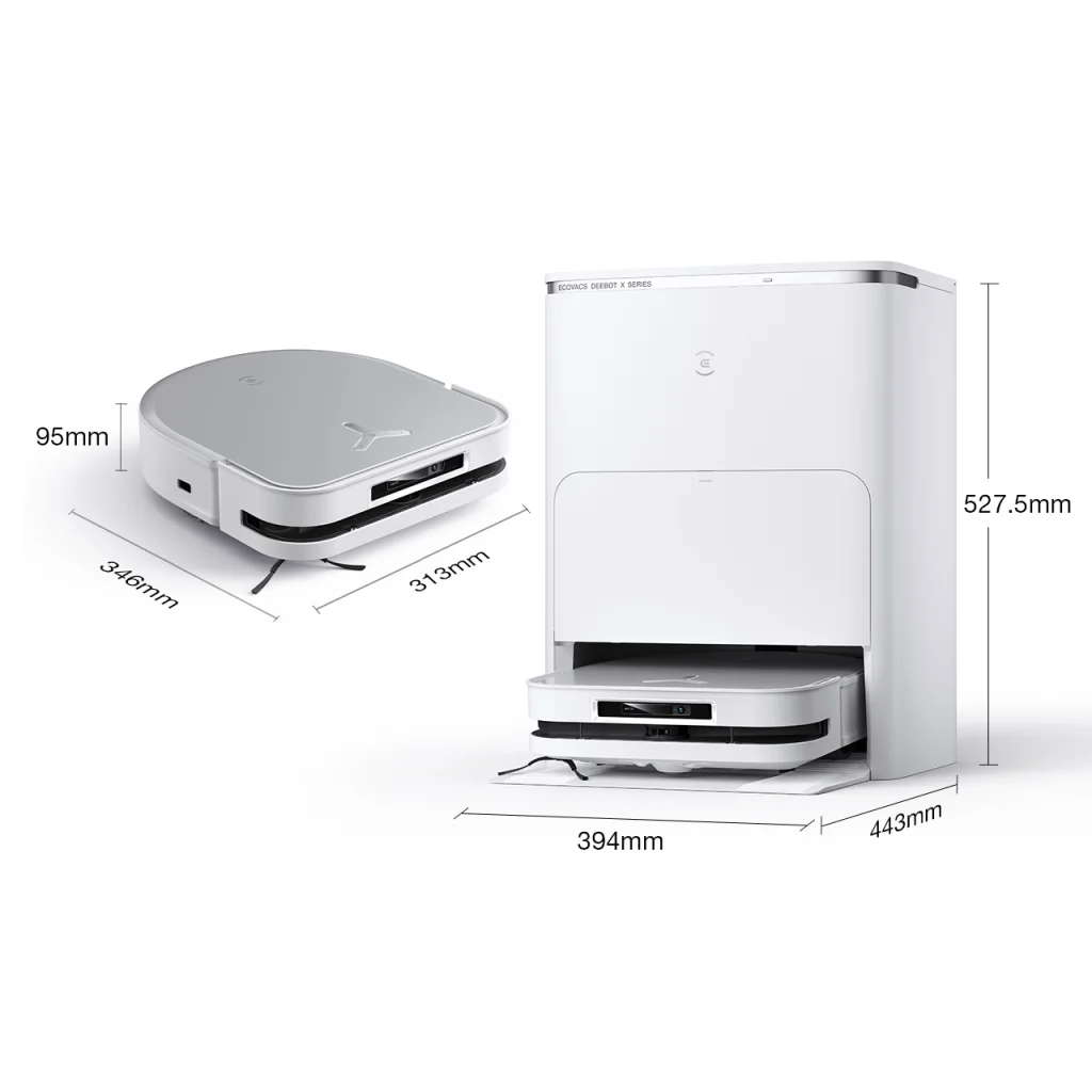 Робот-пылесос ECOVACS DEEBOT OZMO X5 Pro Omni White (DDX39 WHITE) UA