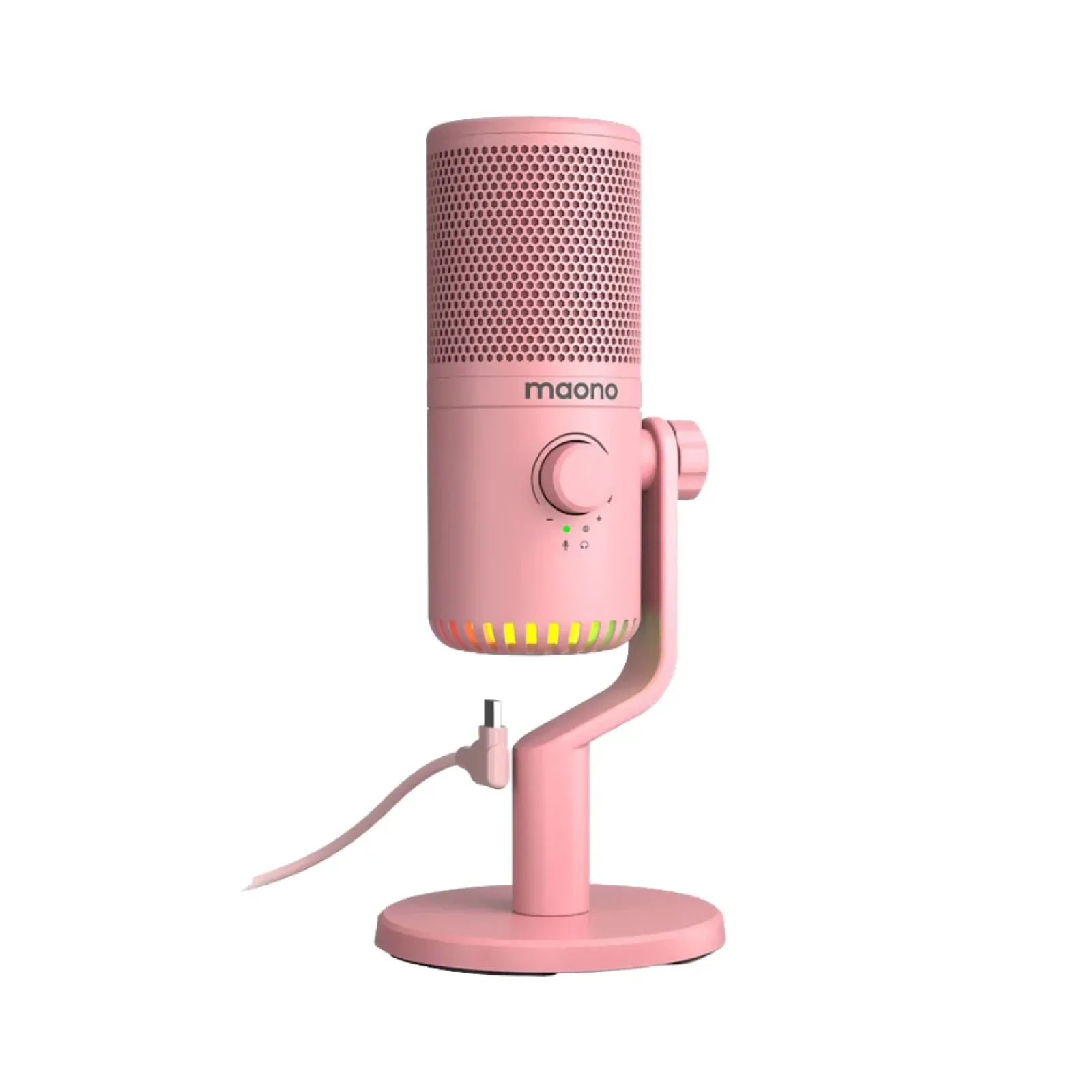 Микрофон для ПК MAONO Pink (DM30RGB)