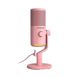 Микрофон для ПК MAONO Pink (DM30RGB)