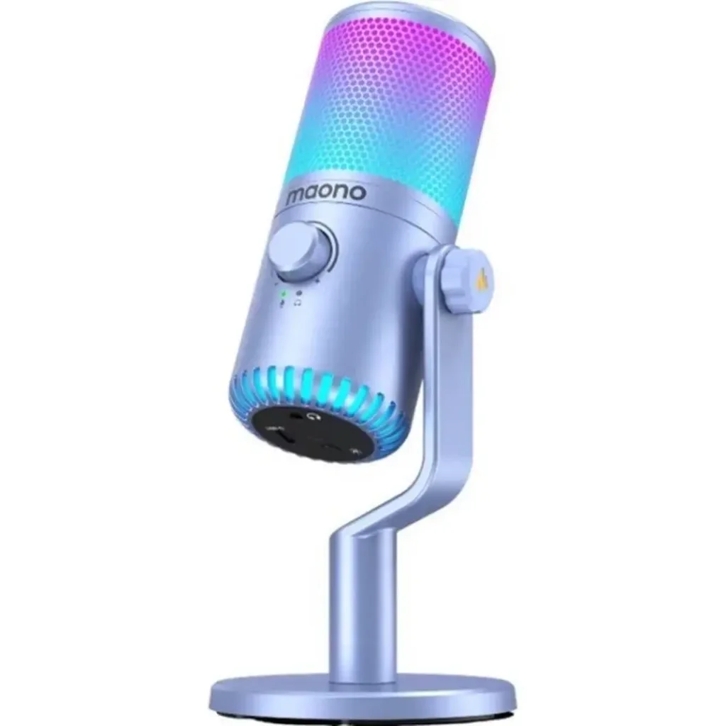Мікрофон для ПК MAONO Purple (DM30RGBP)