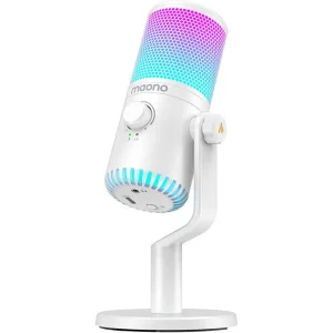Мікрофон для ПК MAONO White (DM30RGBWH)