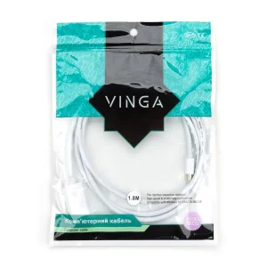 Кабель Vinga miniDisplay port to HDMI 1.8m (DPHDMI02-1.8)