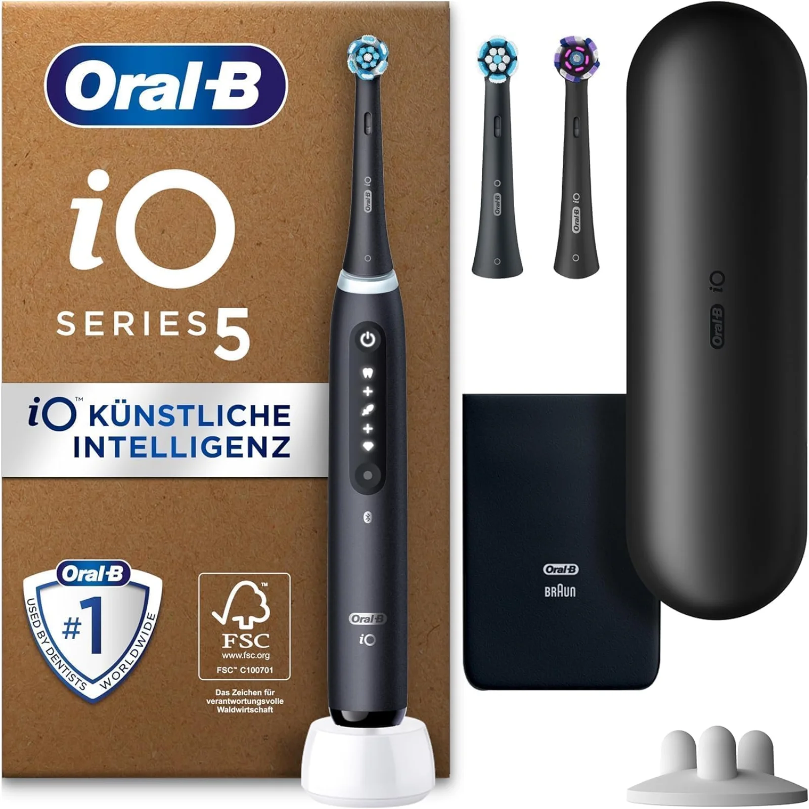 Зубна електрощітка Braun Oral-B iO Series 5 Plus Edition Black Onyx (iOG5.3V6.2CFK)