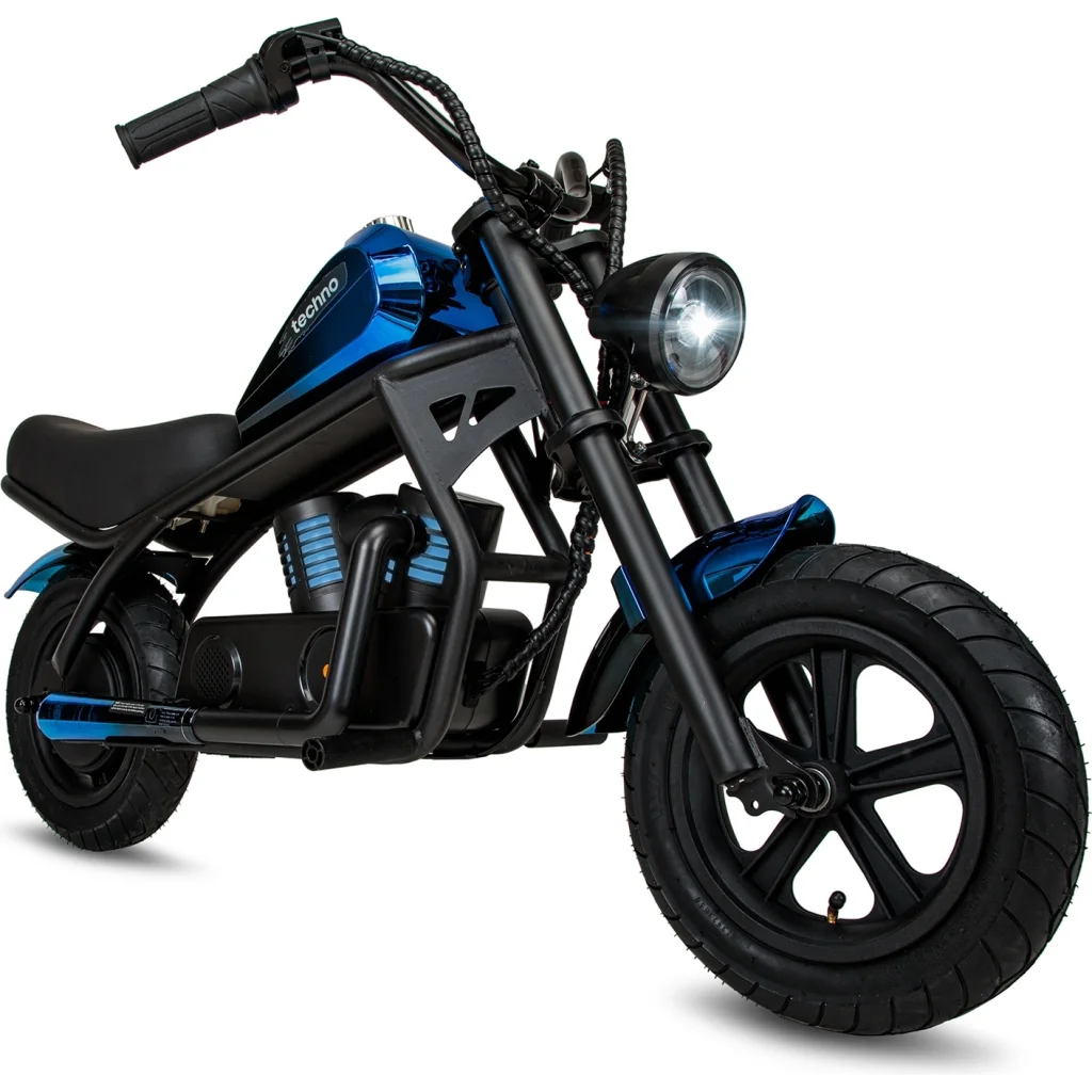 Электомотоцикл детский 180 Вт Techno ES-60 Blue-Black EU
